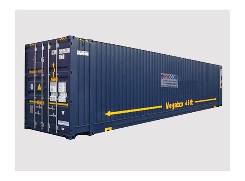 Container 45 feet với kích thước lớn và chiều cao nổi bật