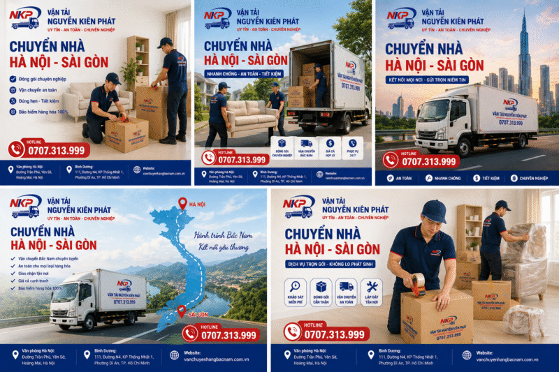 Lý do nên chọn dịch vụ chuyển nhà Hà Nội vào Sài Gòn trọn gói Lý do nên chọn dịch vụ chuyển nhà Hà Nội vào Sài Gòn trọn gói