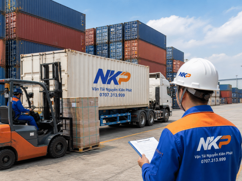 Vì sao nên chọn Nguyễn Kiên Phát khi cần vận chuyển container Bắc Nam?